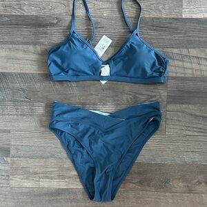 NWT Cupshe Blue Bikini Set